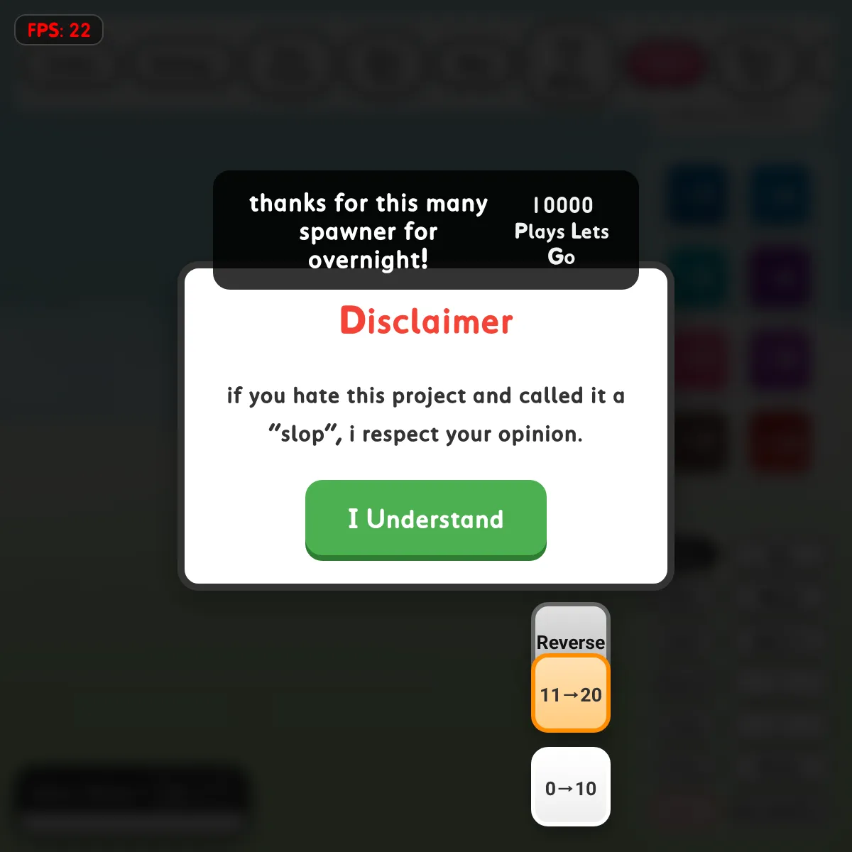 the project is loading