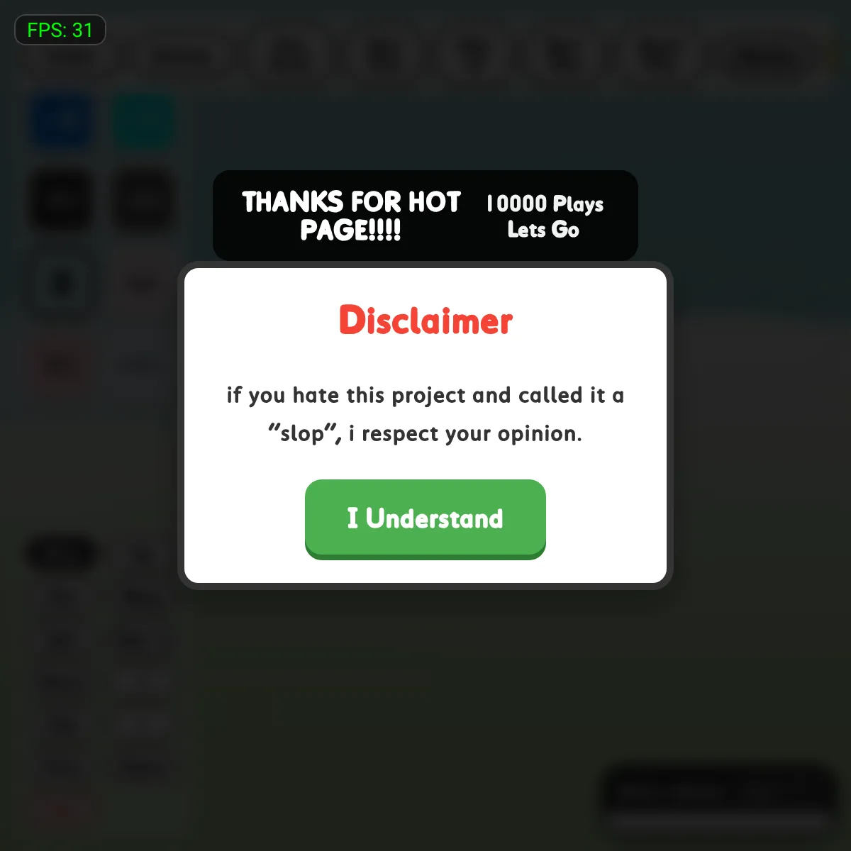 the project is loading