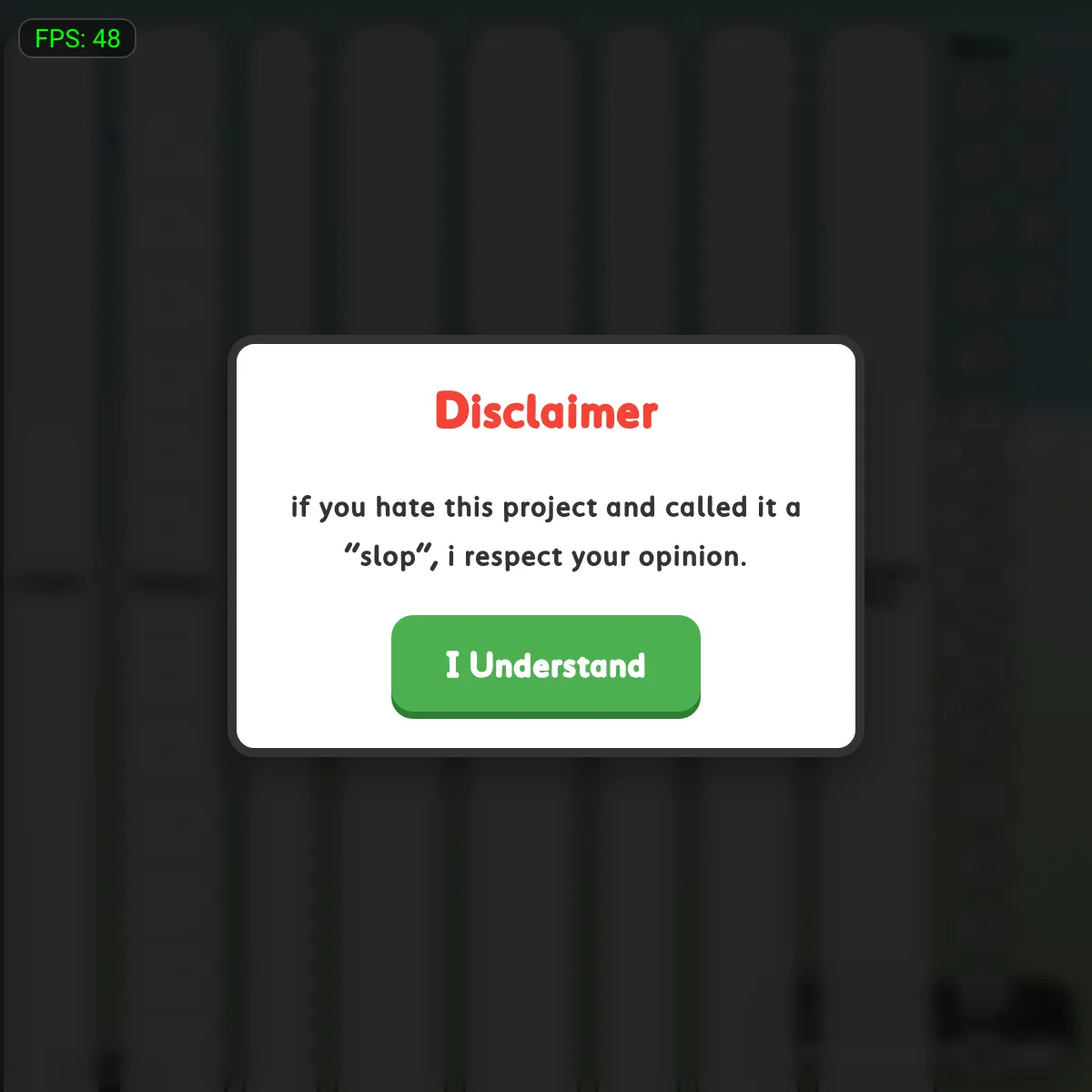 the project is loading