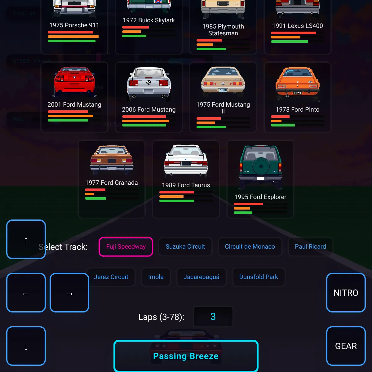 Turbo Retro Racer GP Deluxe