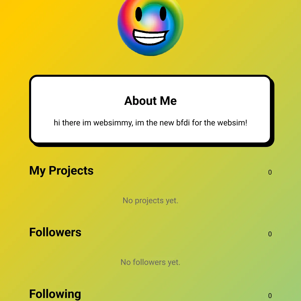 the project is loading