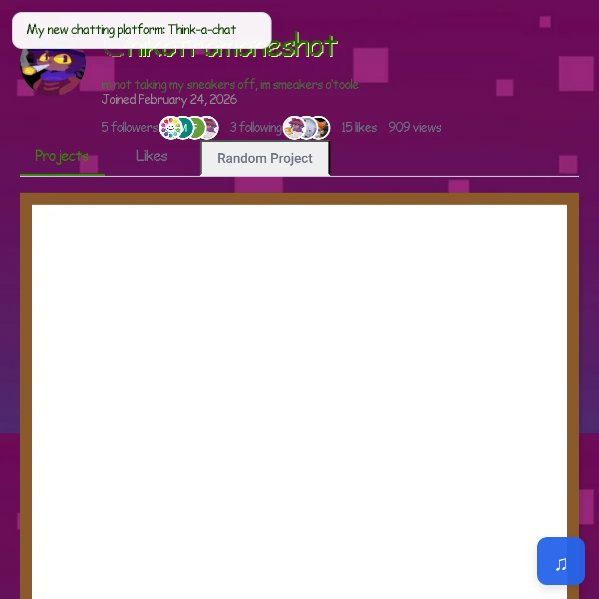 the project is loading