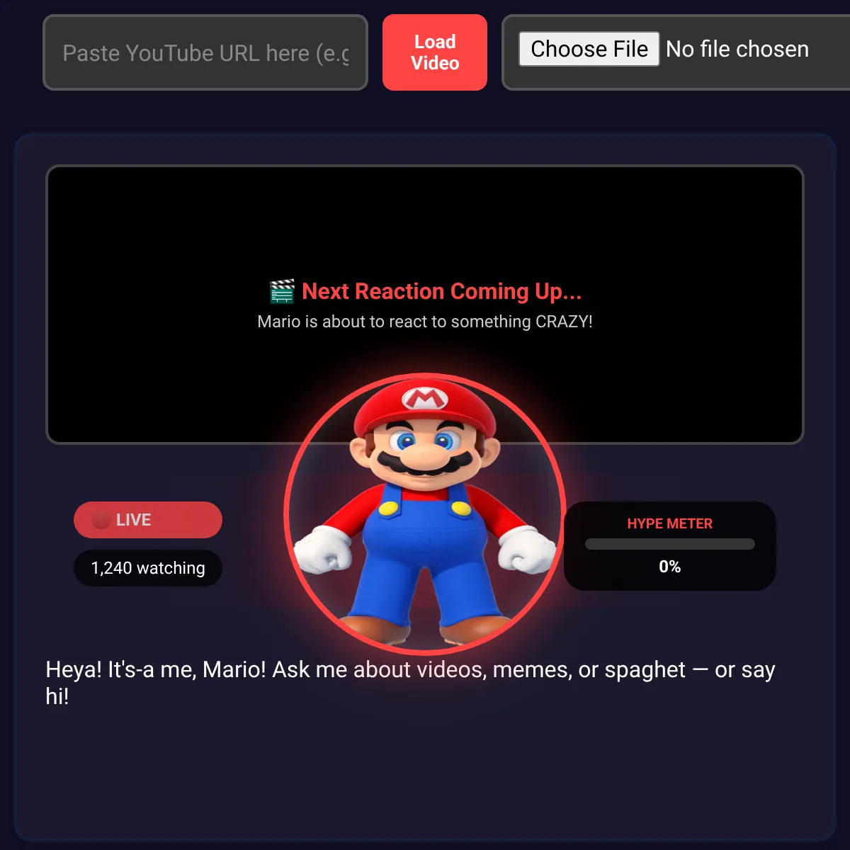 the project is loading