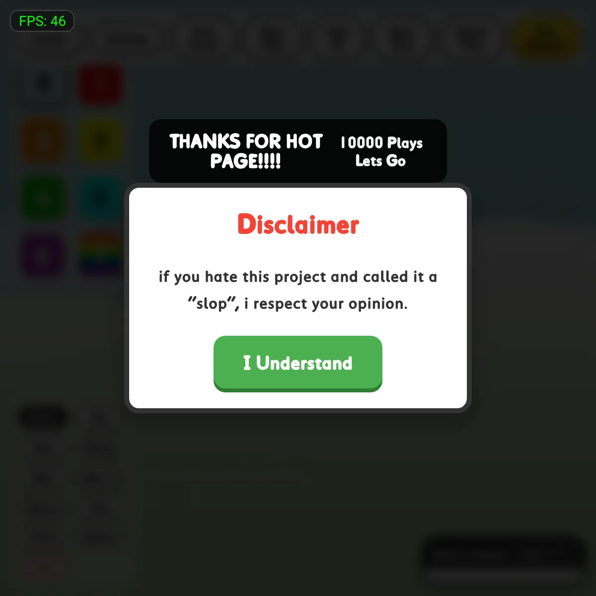 the project is loading