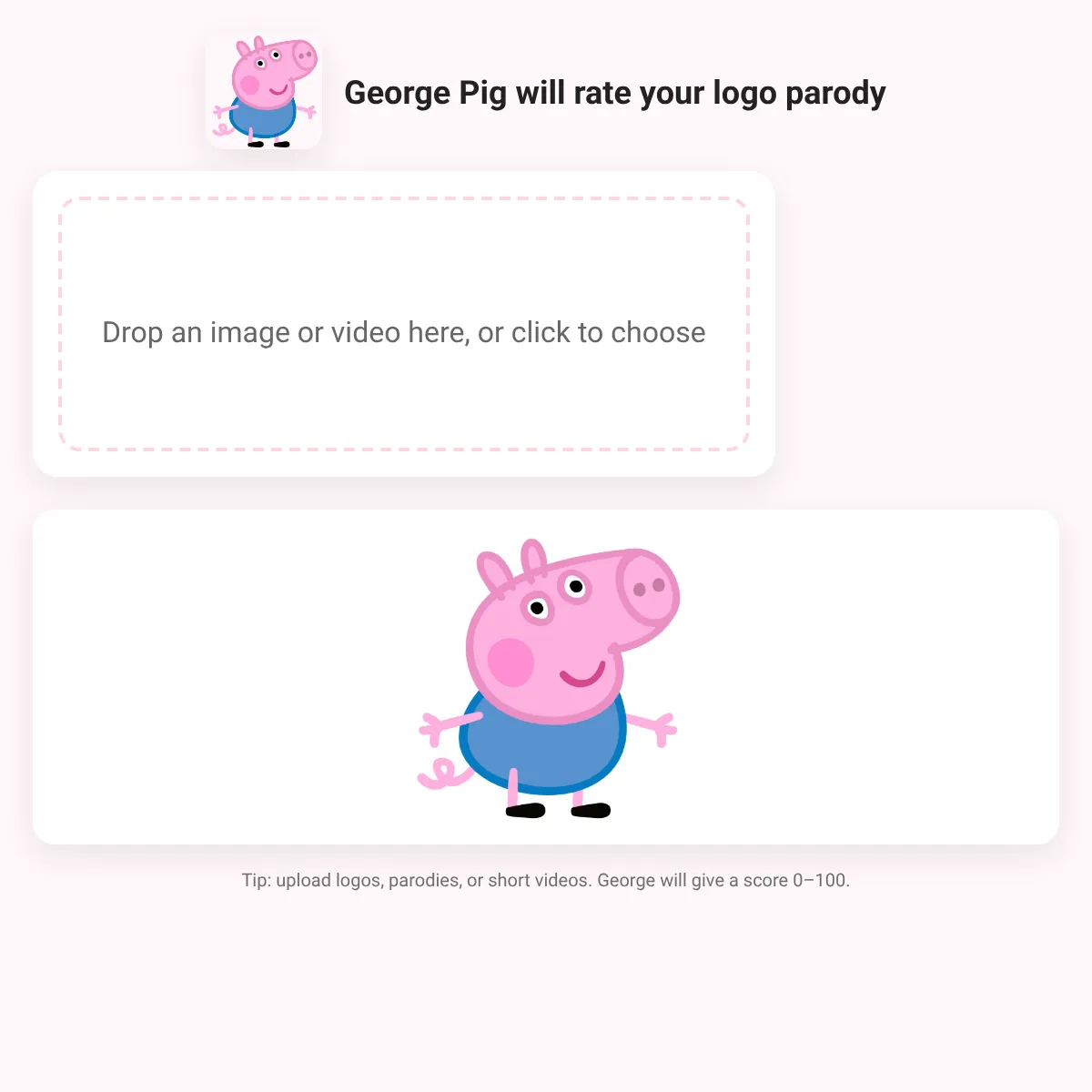 George Pig Logo Rater