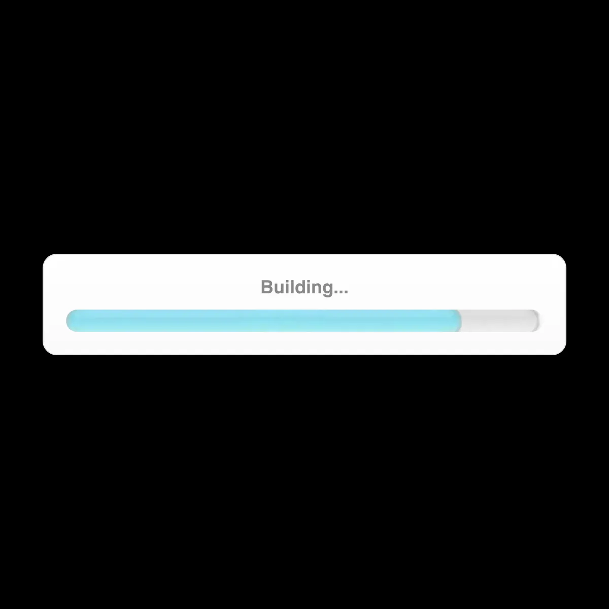 the project is loading
