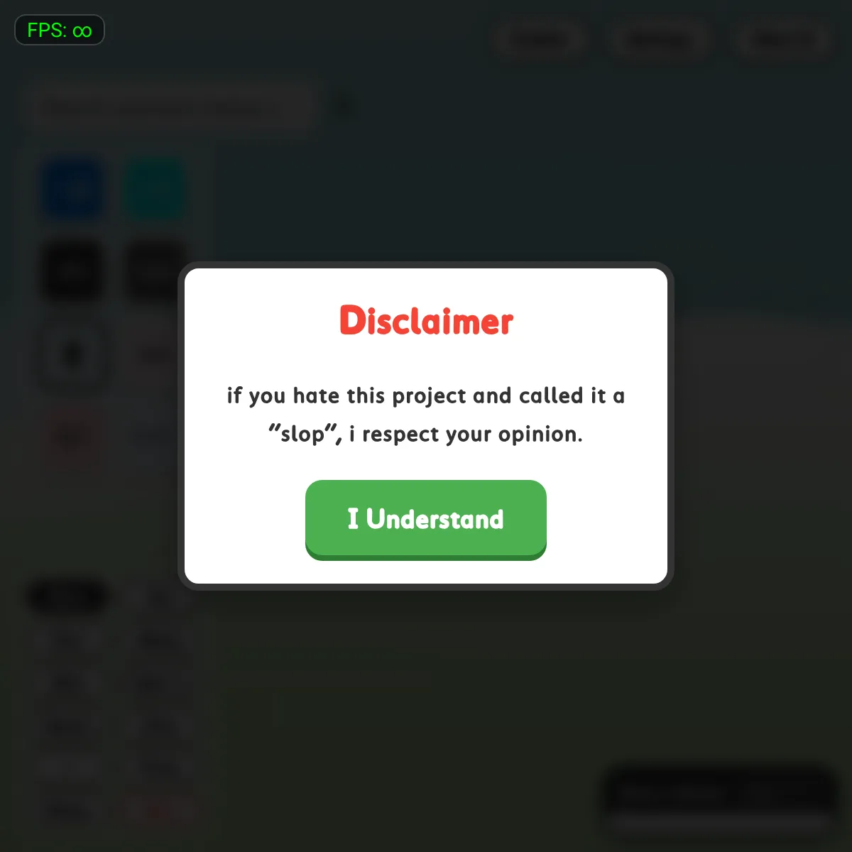 the project is loading