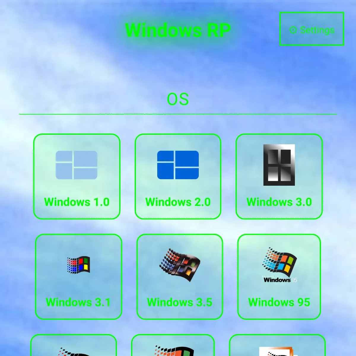 Windows RP