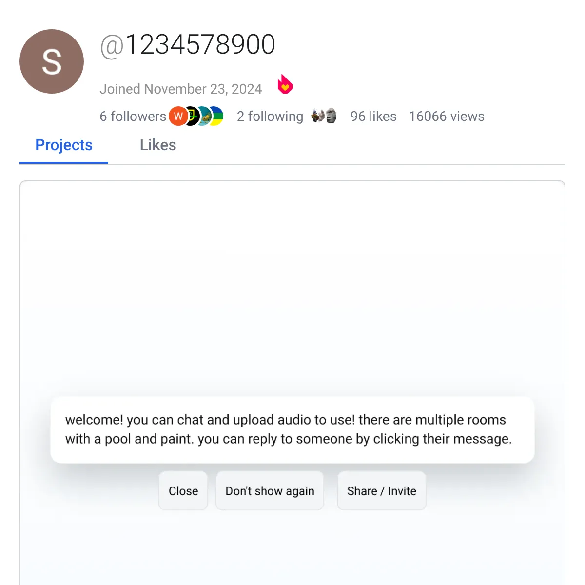 the project is loading