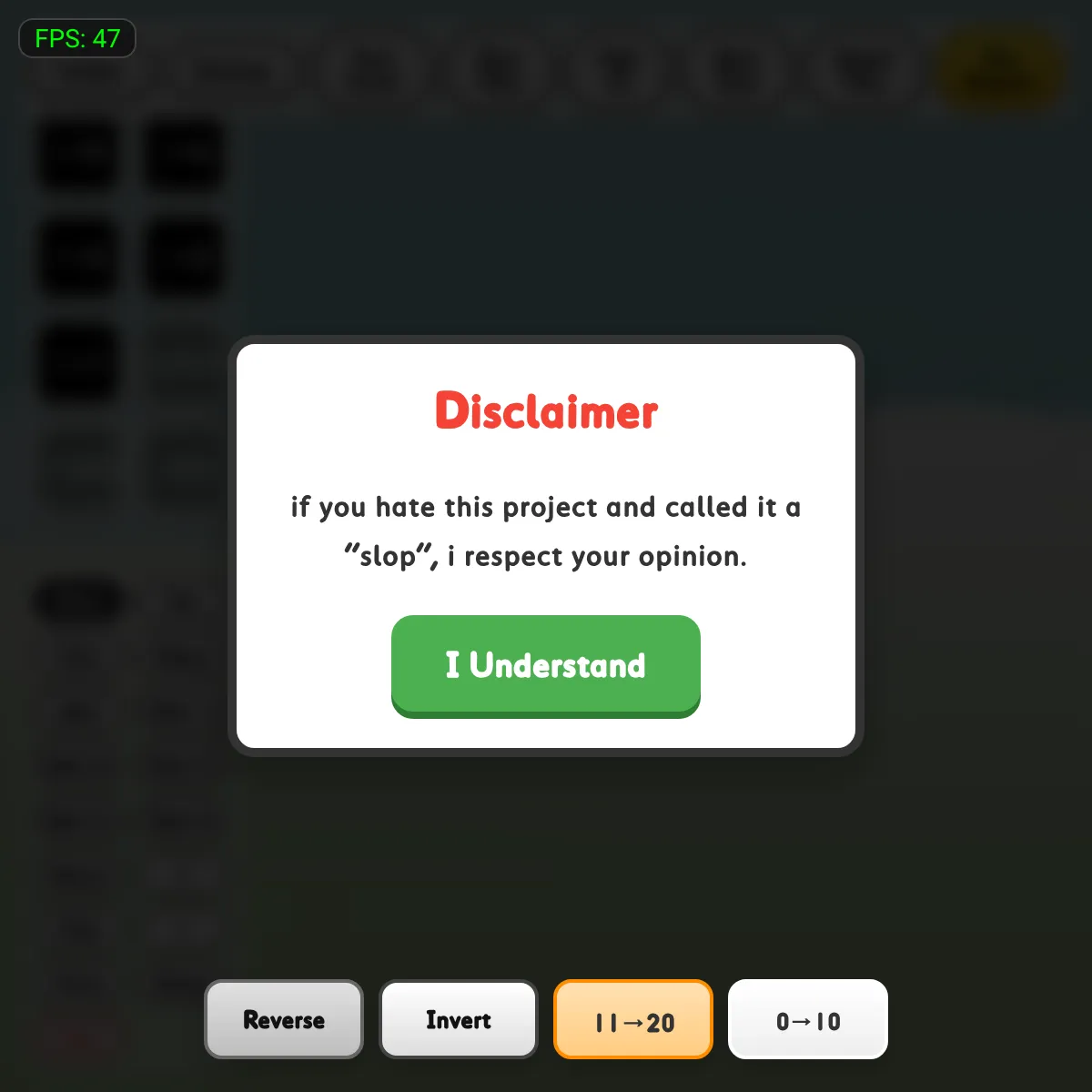 the project is loading
