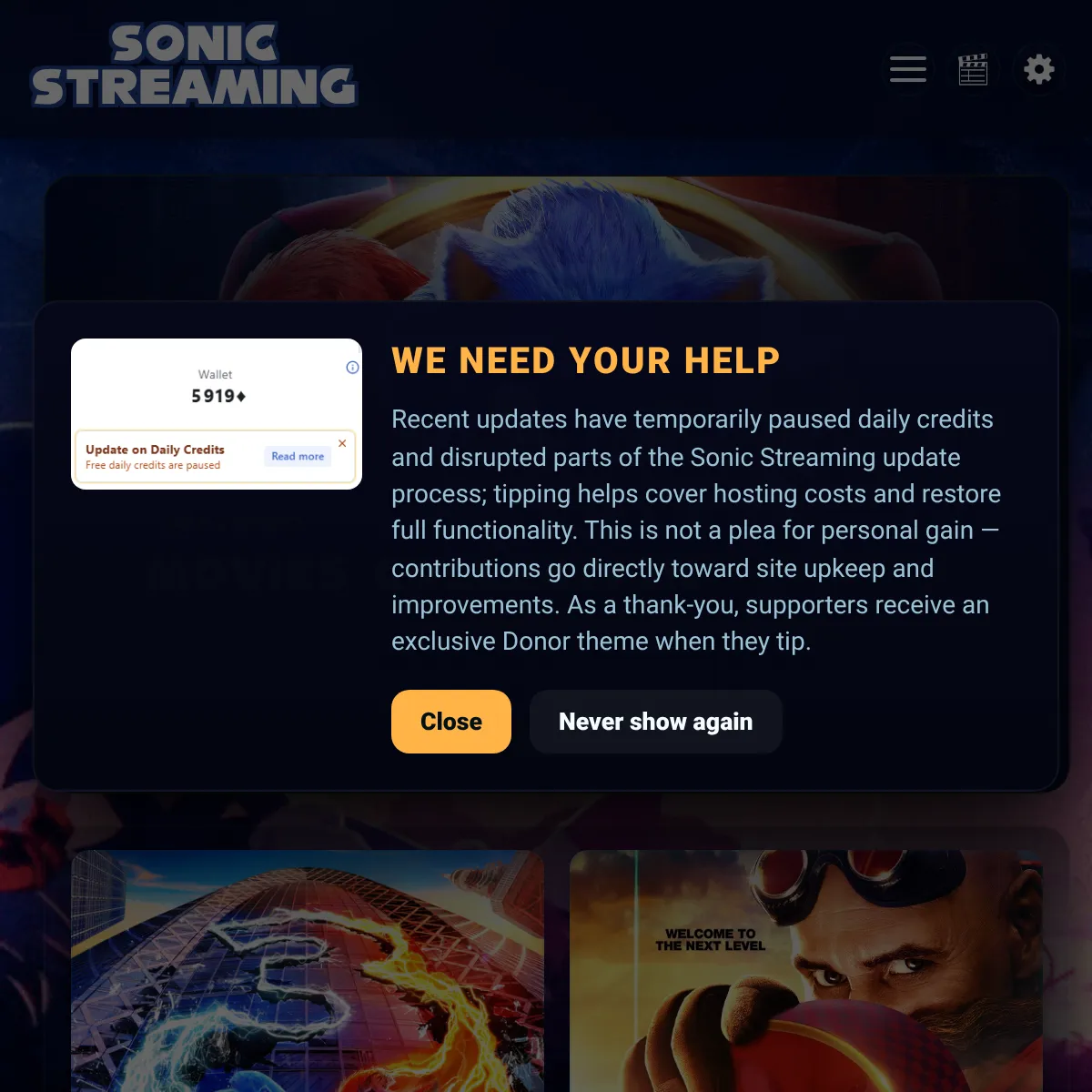 Sonic UI