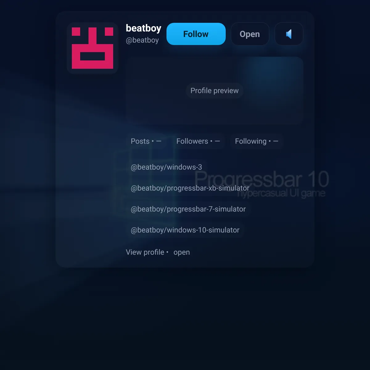 the project is loading