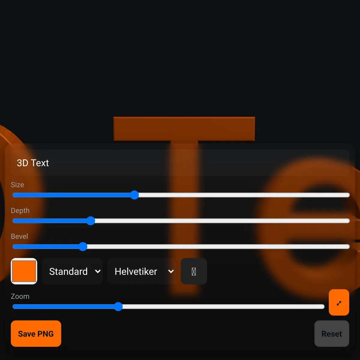 3D Text Generator