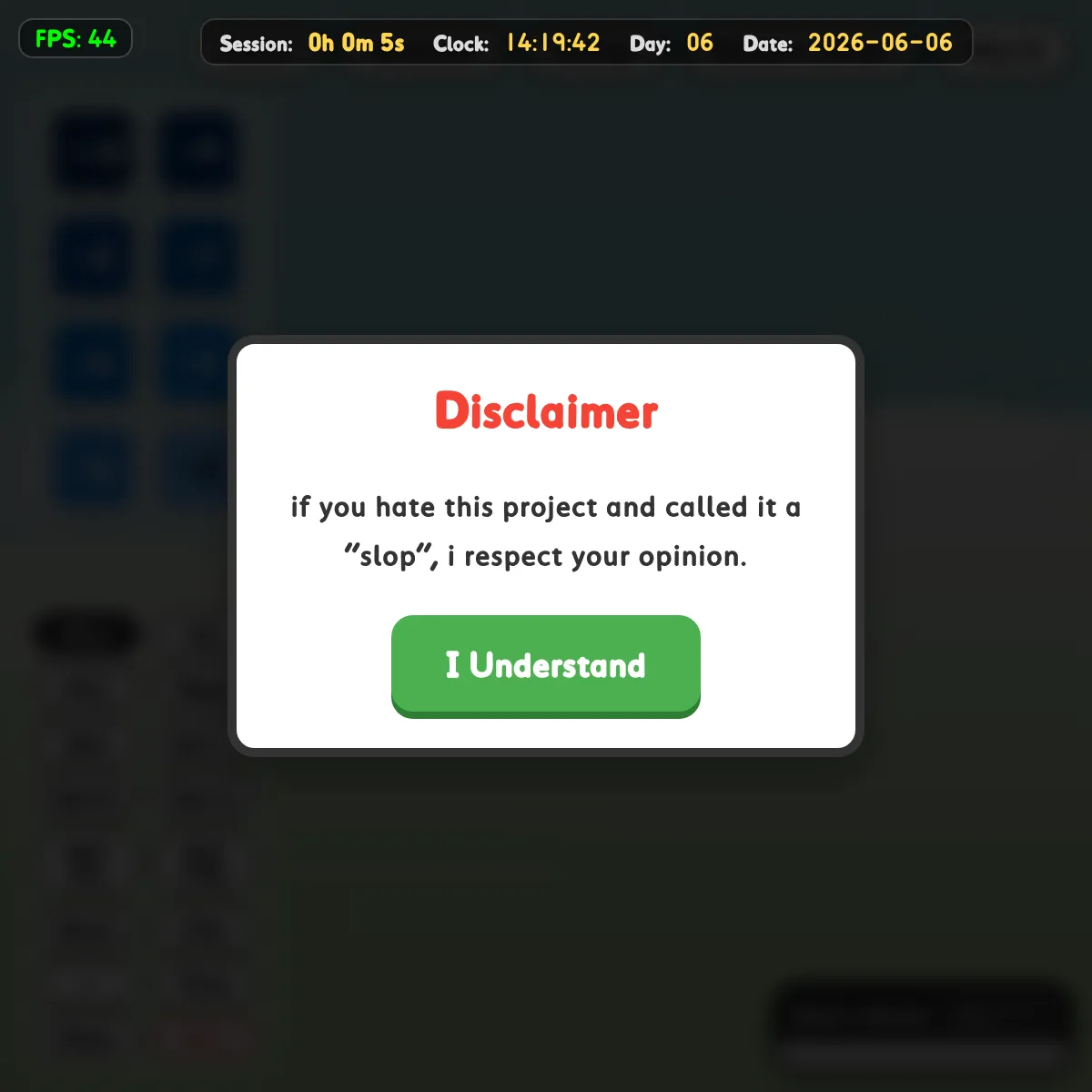 the project is loading