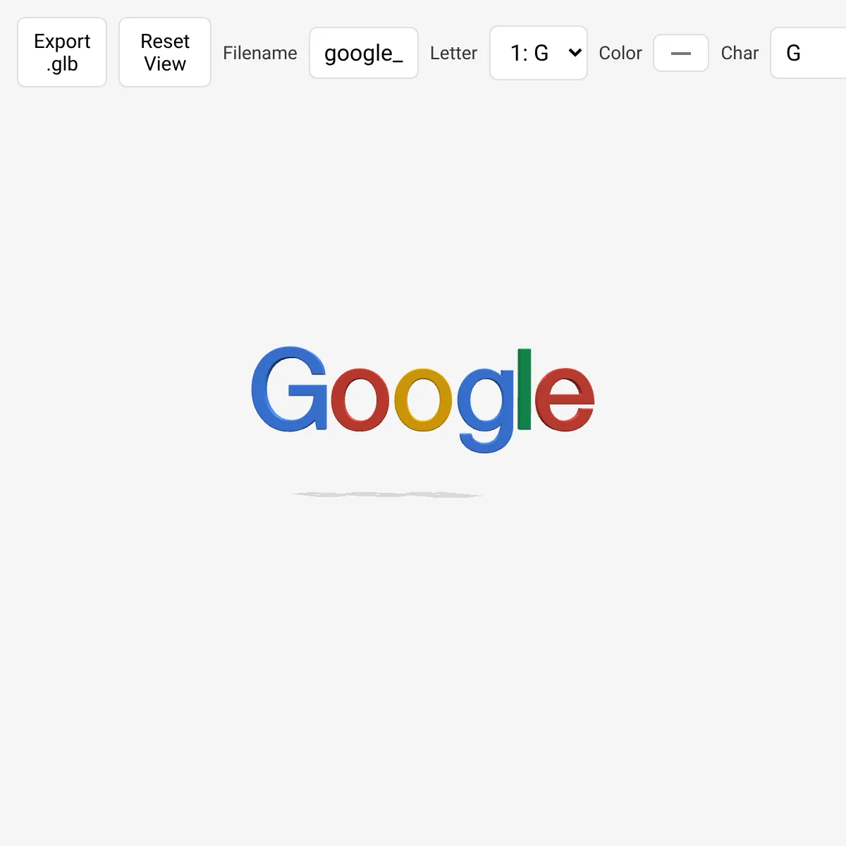 Google Style Logo Creator