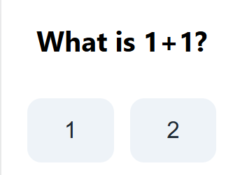 1+1 Buttons