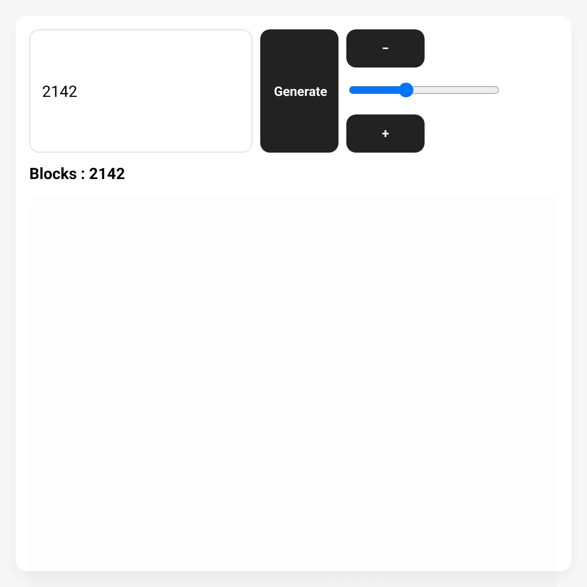 NumberBlock Generator