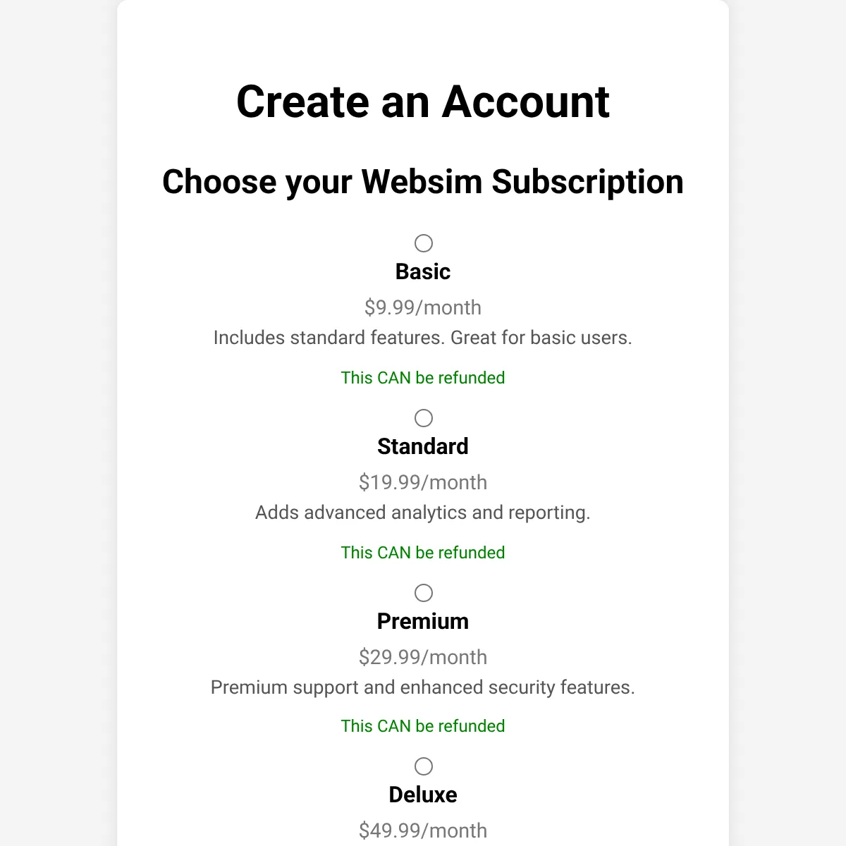 Account Maker