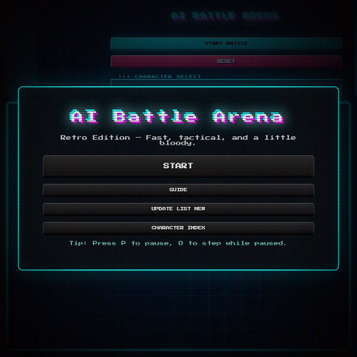 AI Battle Arena - Retro Edition