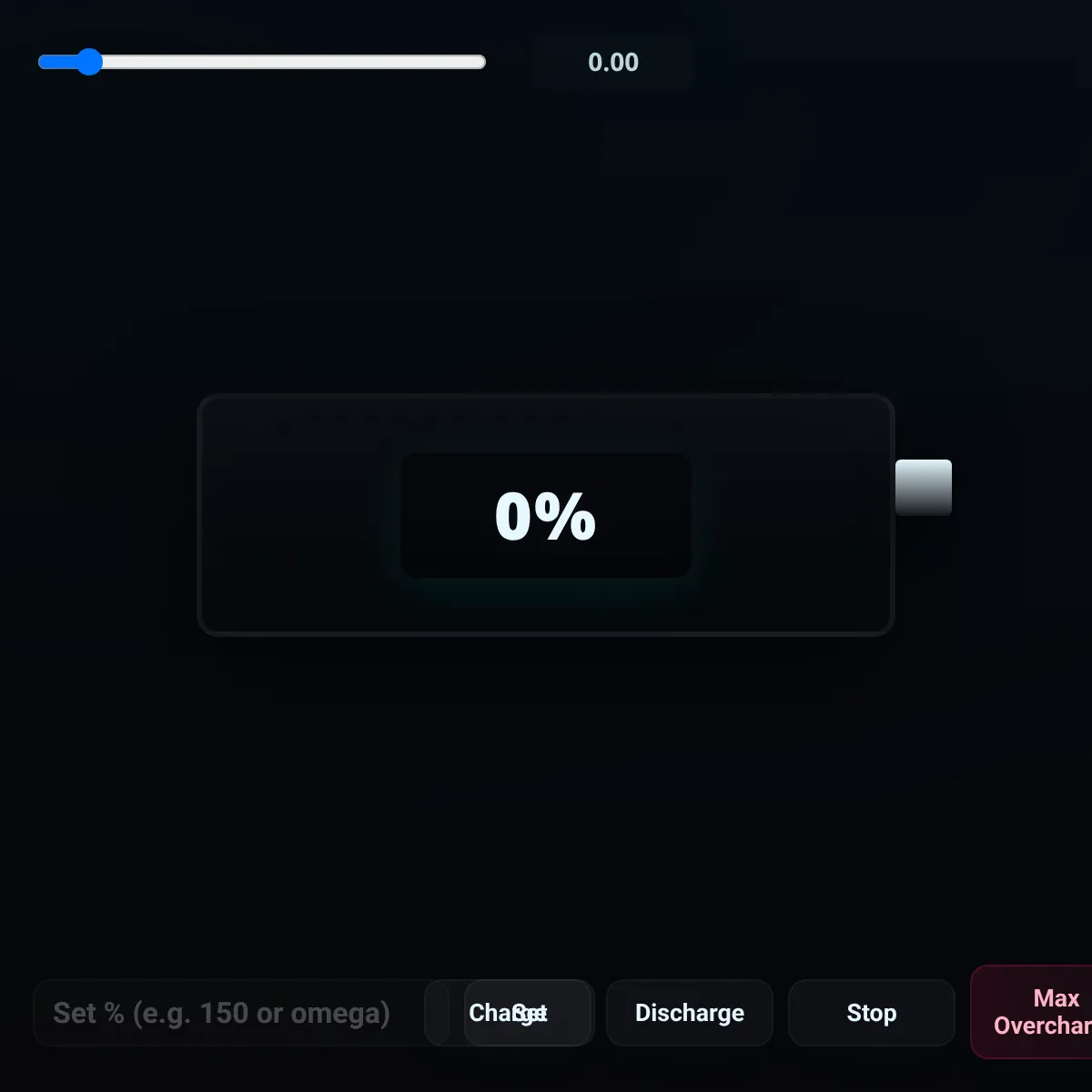 Infinite Battery Overcharger Simulator