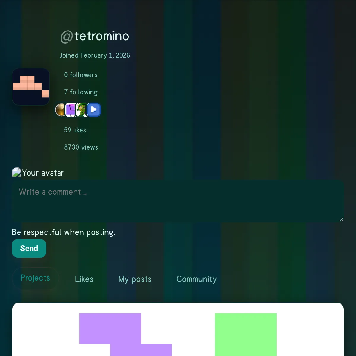 the project is loading