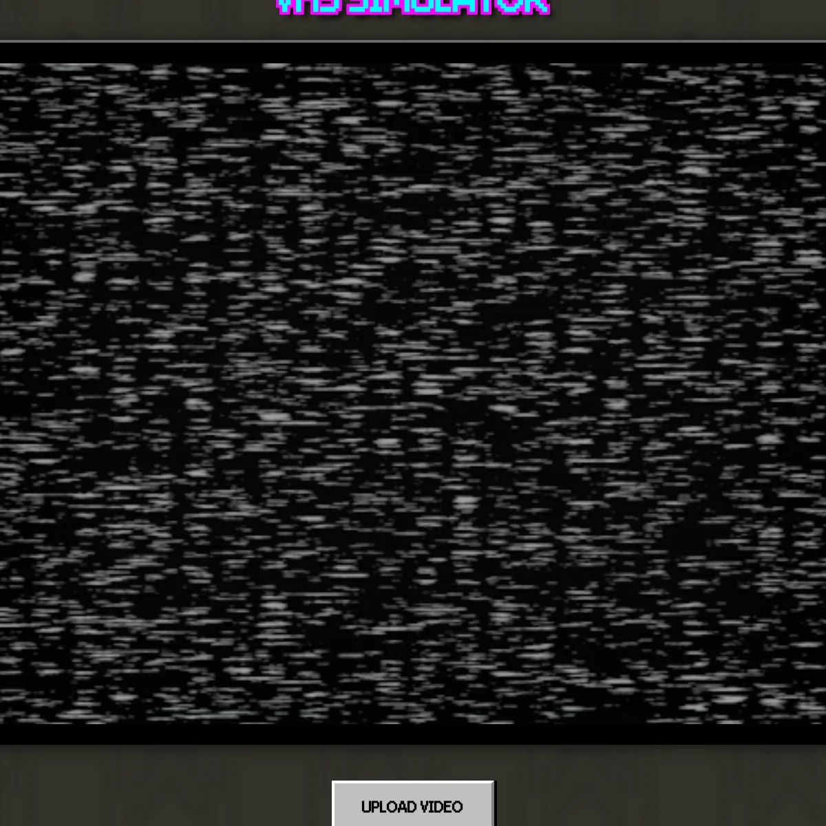VHS Simulator