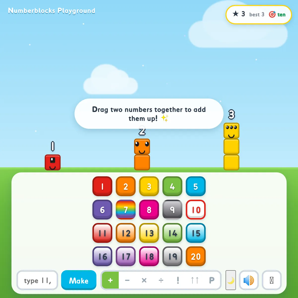 Numberblocks Playground