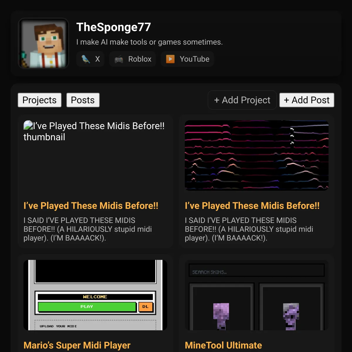 the project is loading