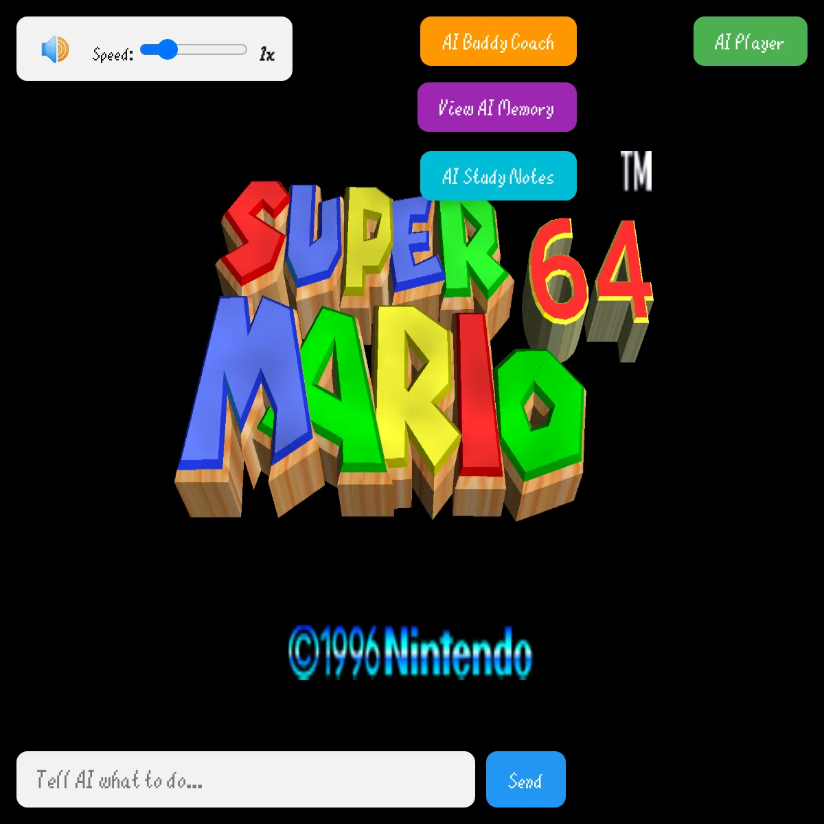 Super Mario 64 Smart AI Player