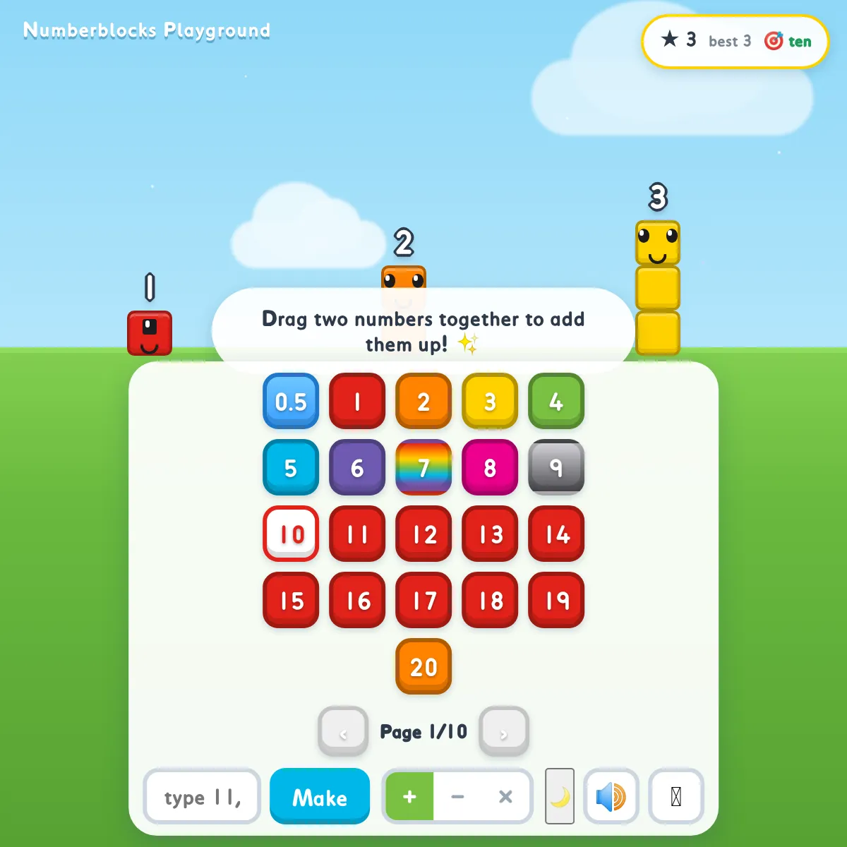 Numberblocks Playground