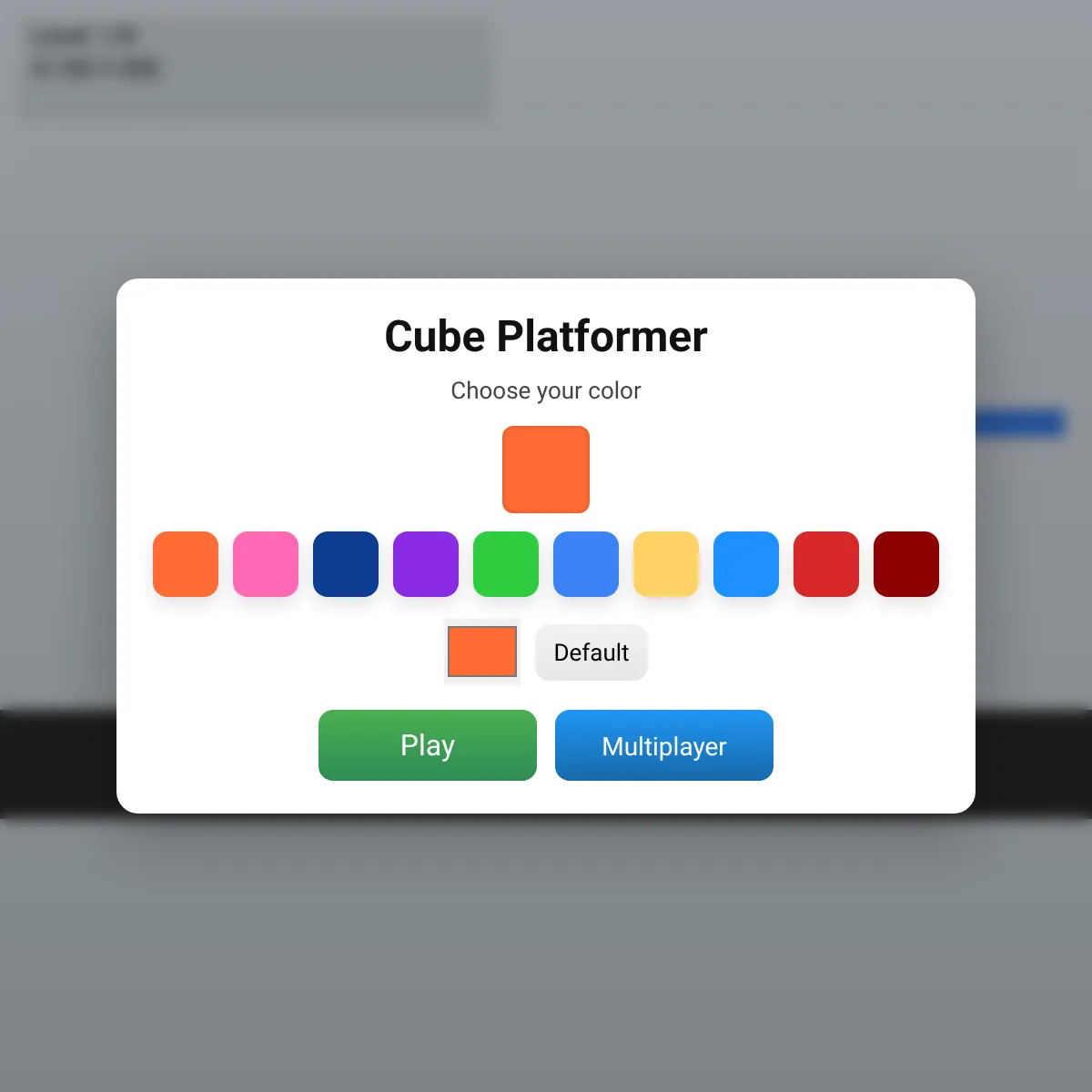 Cube Platformer v3 (multiplayer added)