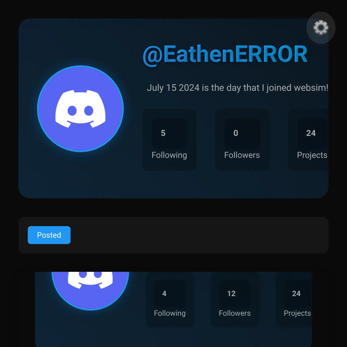 the project is loading