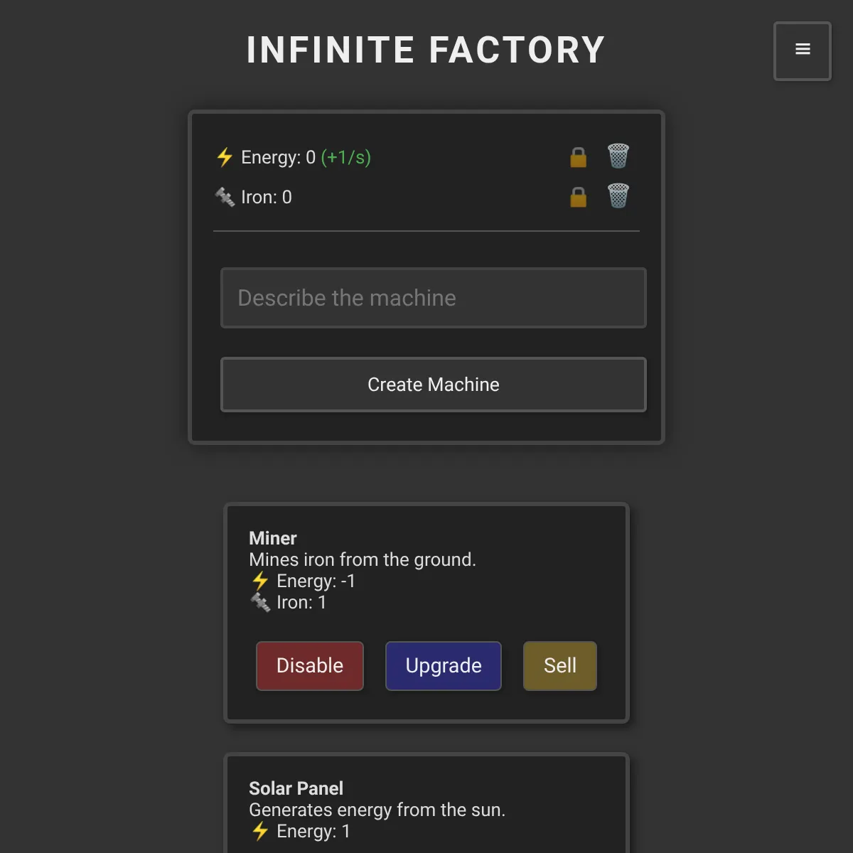 Infinite Factory