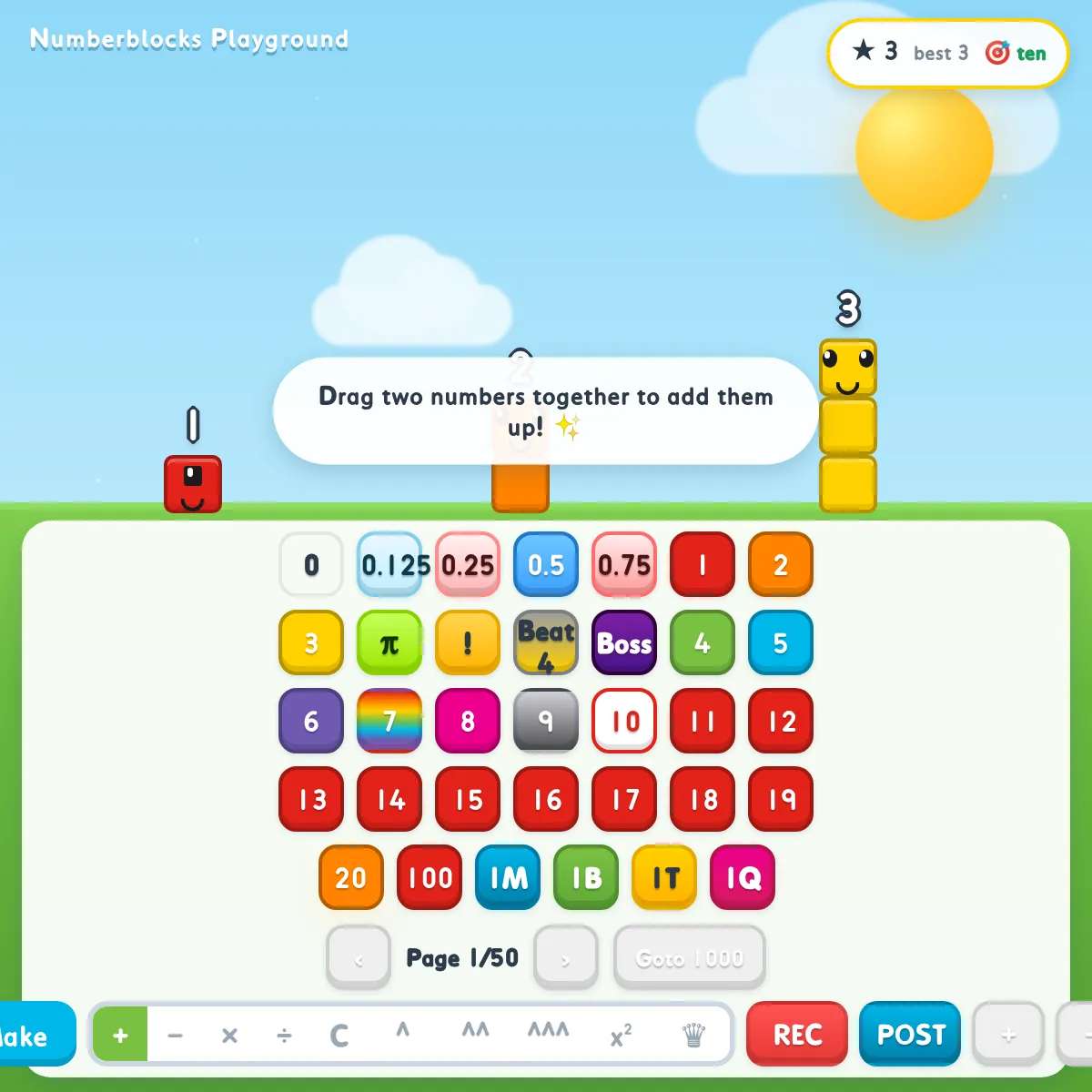 Numberblocks Playground
