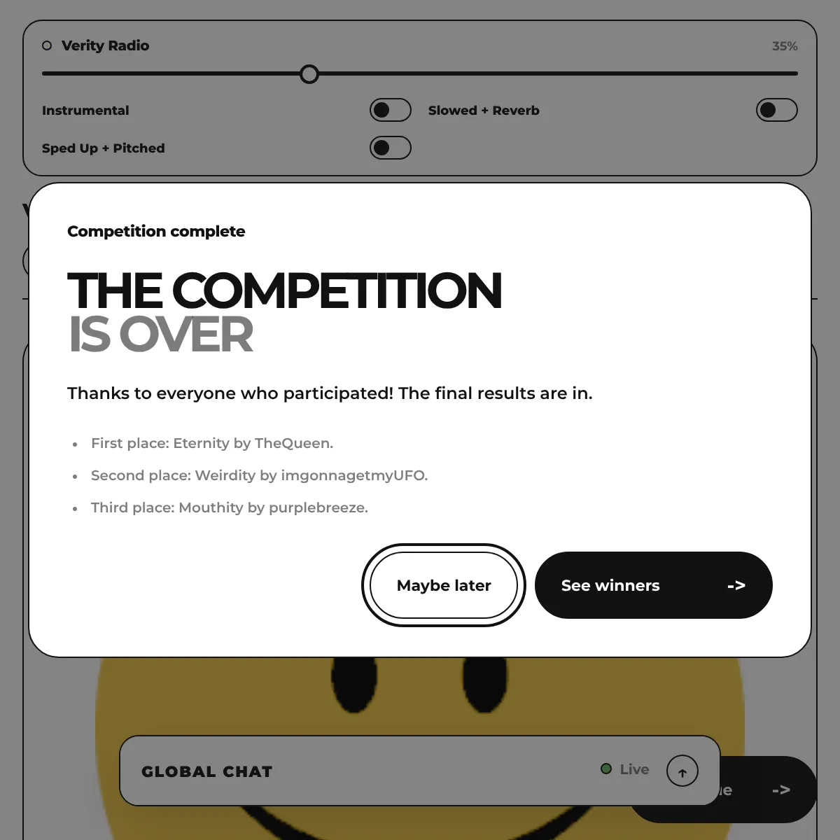 the project is loading