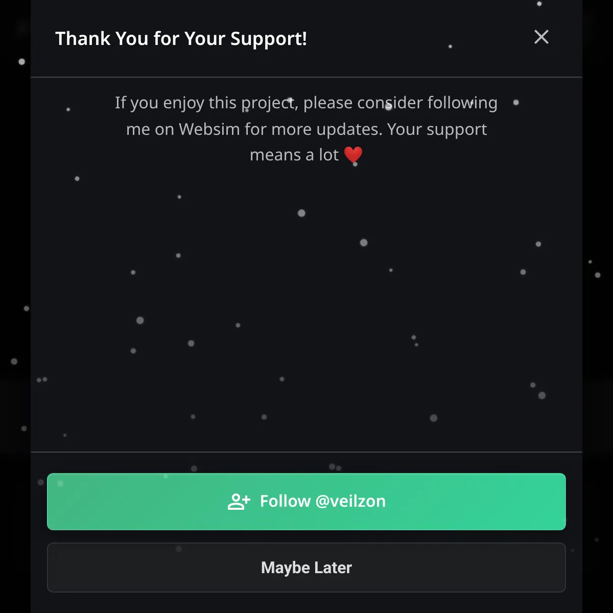 the project is loading