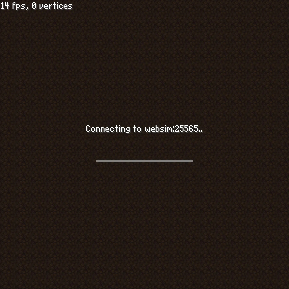 the project is loading