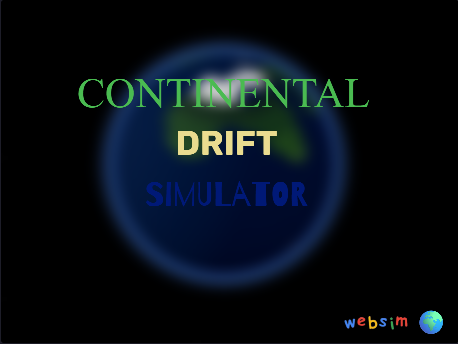Continental drift simulator!