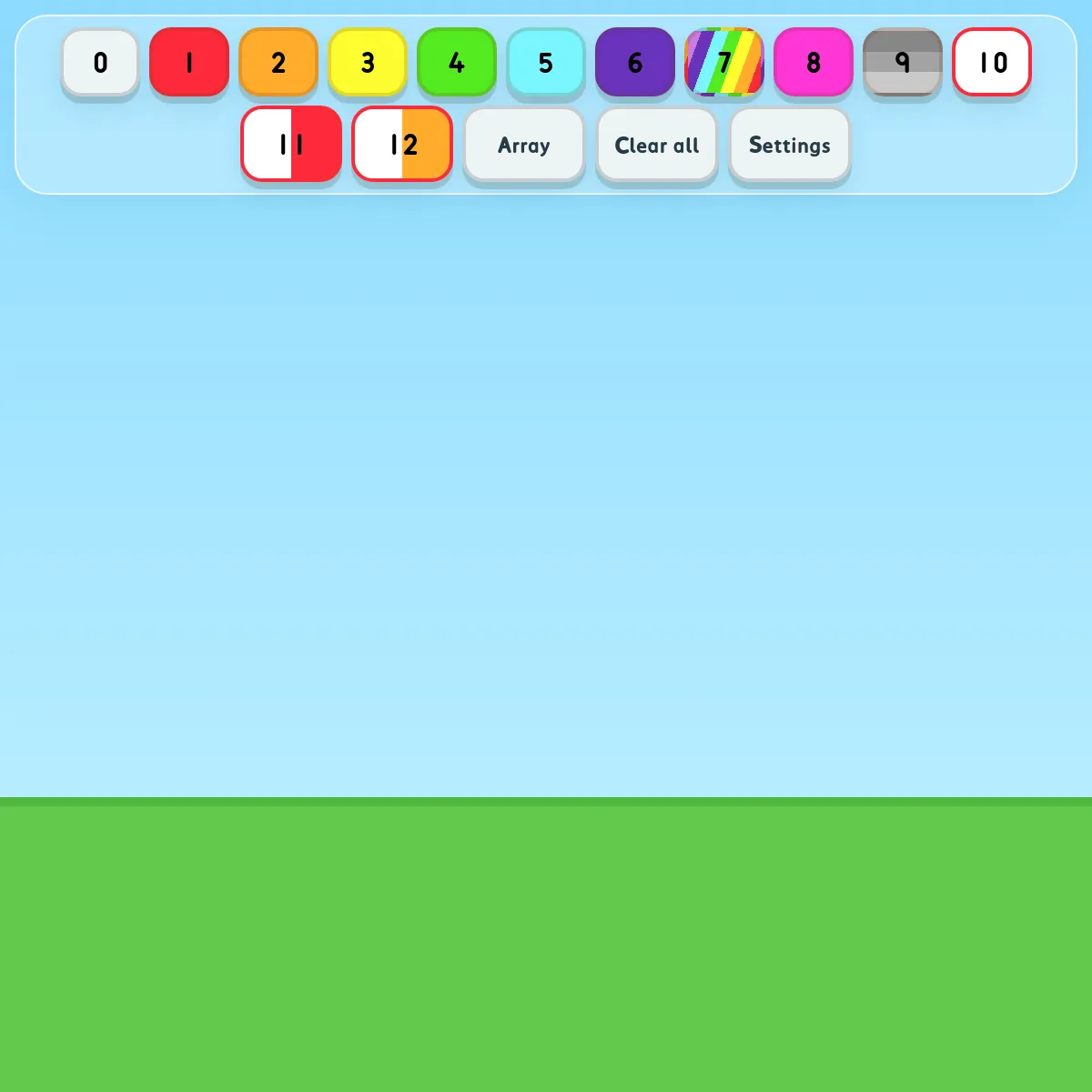 Numberblocks 2D Playground